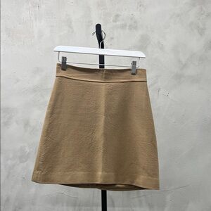 Theory Tan Mini Skirt